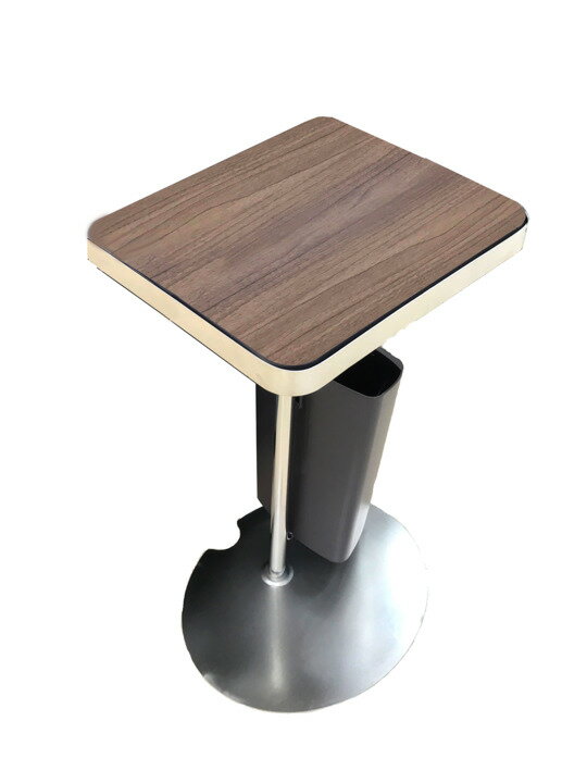 NIKKEN パーチスタンド スクエア 木目調 1591511 ダストボックス付き ディスプレイ用品 オフィスインテリア デスク