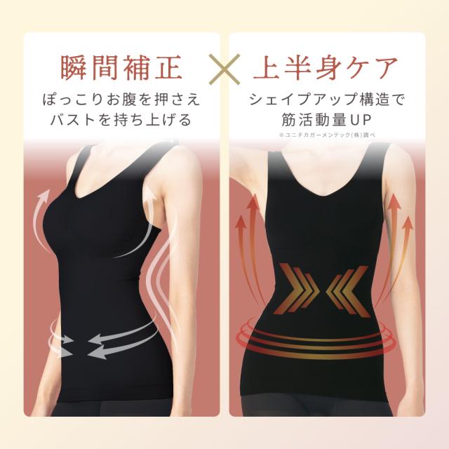 シェイプアップ着圧インナー 5着 ボディシェイパー 補正下着 トップス ダイエット くびれ むくみ バストケア ブラトップ シェイプアップ着圧インナー 5着 ボディシェイパー 補正下着 トップス