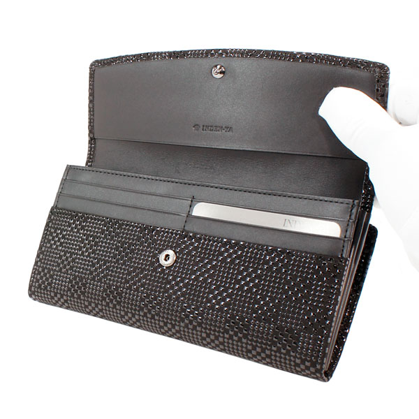 印伝 甲州印伝 印傳屋 上原勇七 財布 長財布 束入れ 2310 変わり市松小