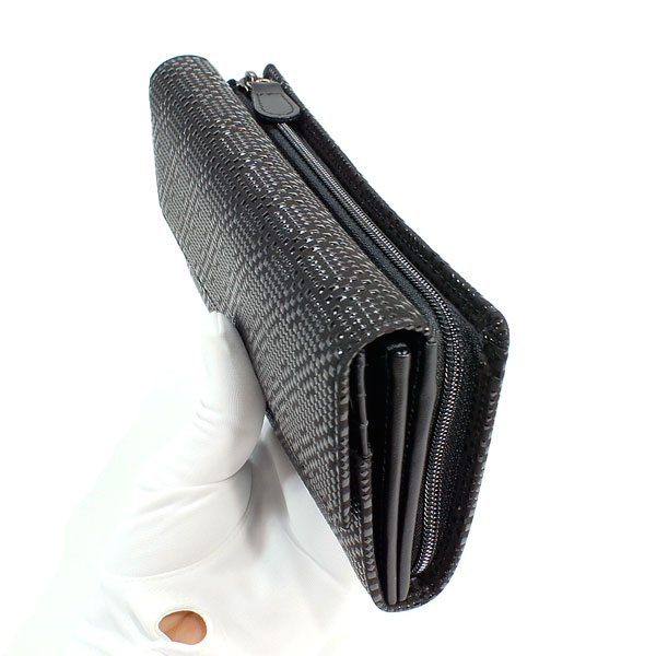 印伝 甲州印伝 印傳屋 上原勇七 財布 長財布 束入れ 2310 変わり市松小