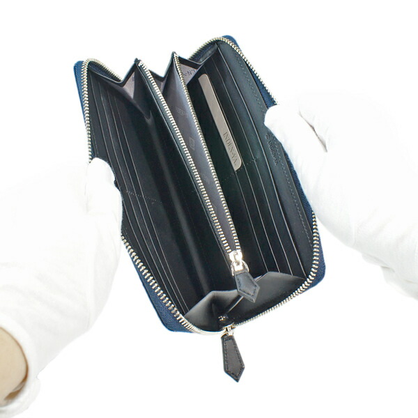 印伝 甲州印伝 印傳屋 上原勇七 財布 長財布 束入れ 2111 変わり