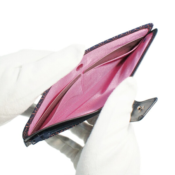 数量限定 印伝 甲州印伝 印傳屋 上原勇七 財布 長財布 2107 麻の葉