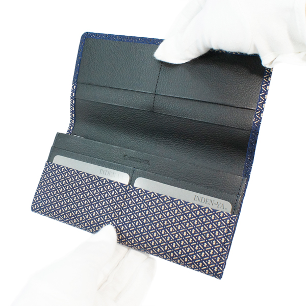 【商品レビュー＋5％】印伝 甲州印伝 印傳屋 上原勇七 財布 長財布 束入れ 庵 いほり 8215 鹿革 本革 レザー 和柄 ブランド 伝統工芸 日本製 春ギフト 縁起 春財布 贈り物 YM01_1