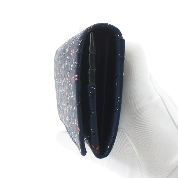 印伝 甲州印伝 印傳屋 上原勇七 財布 長財布 束入れ なごみ 7520