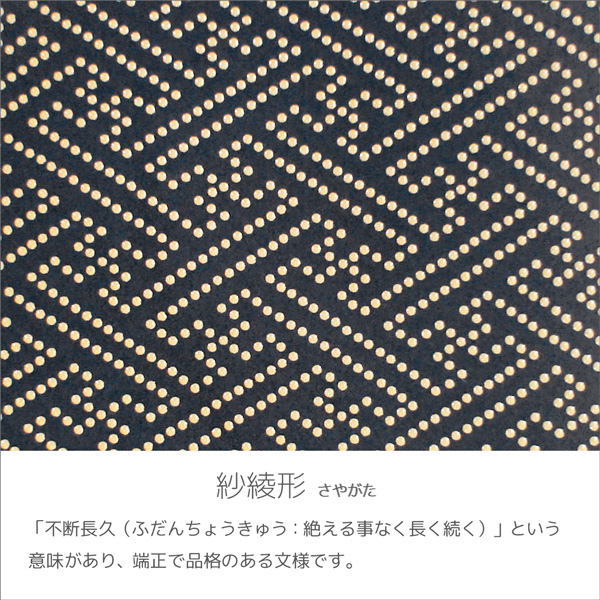 【商品レビュー＋5％】印伝 甲州印伝 印傳屋 上原勇七 合切袋 巾着 3005 紗綾形 黒地×白漆 鹿革 本革 レザー マチ付き 和柄 ブランド 伝統工芸 日本製 春ギフト 母の日 贈り物 YM02_3