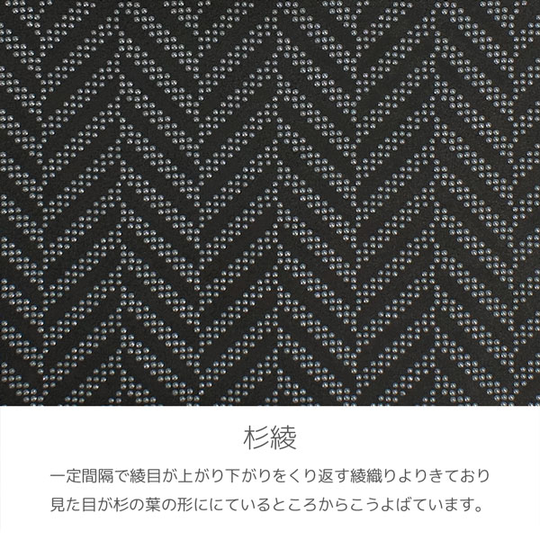 【商品レビュー＋5％】印伝 甲州印伝 印傳屋 上原勇七 ショルダーバッグ サコッシュ 斜め掛け 6614 杉綾 黒地×グレー漆 鹿革 本革 斜め掛け 和柄 ブランド 伝統工芸 日本製 春ギフト 母の日 贈り物 YM02_8
