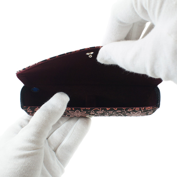 印伝 甲州印伝 印傳屋 上原勇七 メガネケース メガネ入れ 4206