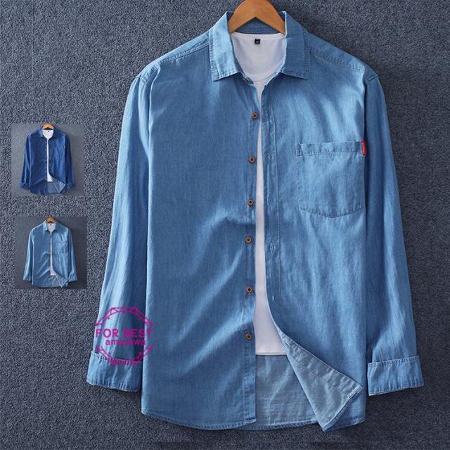 長袖シャツ メンズ デニムシャツ 綿100 カジュアルシャツ ワインシャツ 綿シャツ おしゃれ 大きいサイズ 春の通販はau Pay マーケット パッケージワークショップ