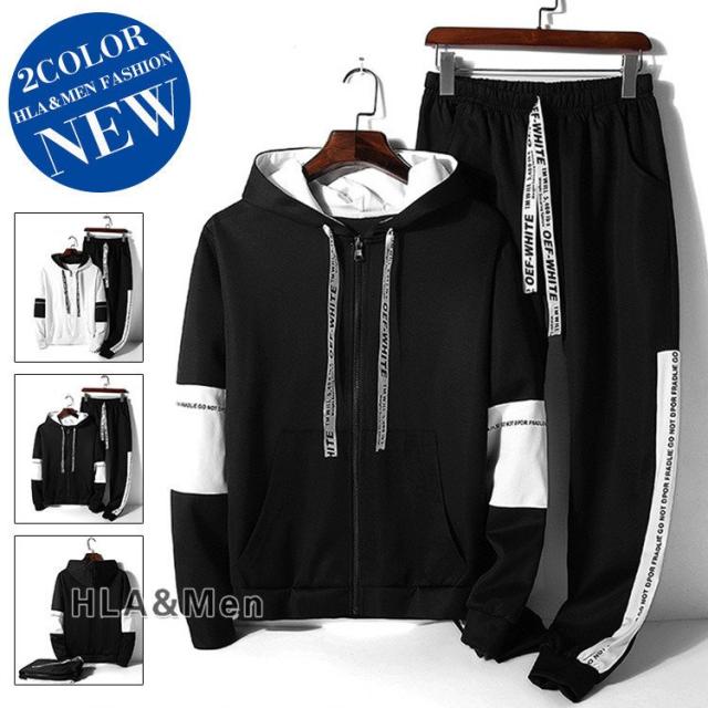 スウェット上下セット ジャージ メンズ おしゃれ 配色 セットアップ ジャージ上下 カジュアル パーカーの通販はau Pay マーケット パッケージワークショップ