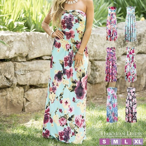 ハワイアンドレス フラドレス フラダンス ハワイアン ムームー ハワイムームー マキシワンピース ノースリーブ ロングドレス フラワープの通販はau Pay マーケット パッケージワークショップ
