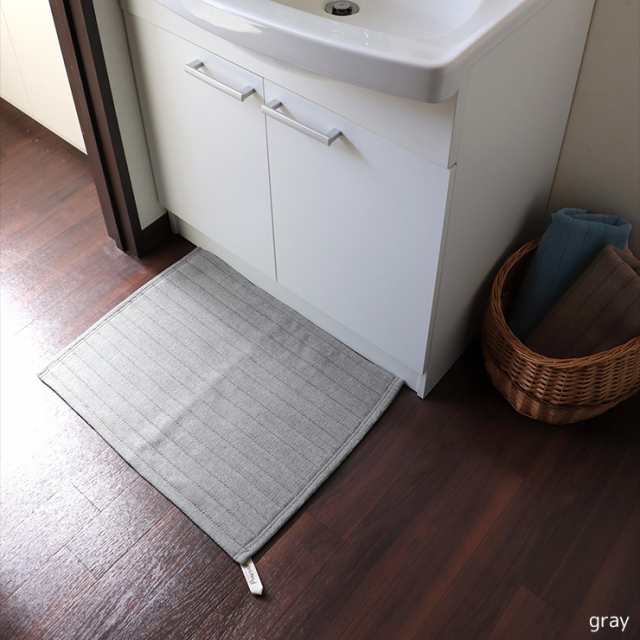 バスマット PUWRAP パラップ 約45×60cm 速乾 吸水 抗菌 防臭 洗濯 吸水