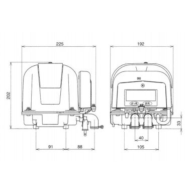 安永エアポンプ AP-70WC　エアーポンプ 70L 浄化槽 静音 省エネ