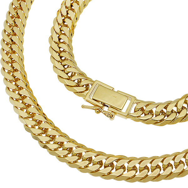 送料無料・返品可♪K18YG 6面ダブル 喜平ネックレス 50cm 71.7g A♪ キヘイ 18金 イエローゴールド【中古】の通販は