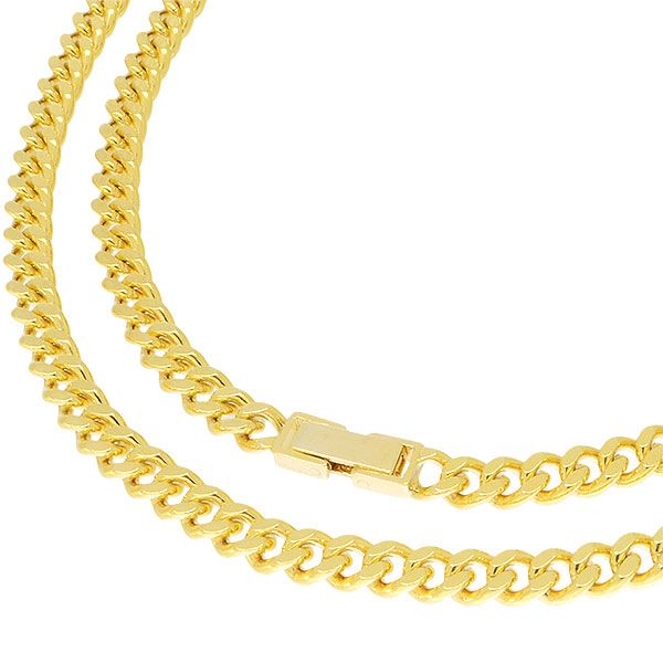 送料無料・返品可♪K18YG 2面シングル 喜平ネックレス 61cm 50.4g A♪ キヘイ 18金 イエローゴールド【中古】の通販は 297,090円