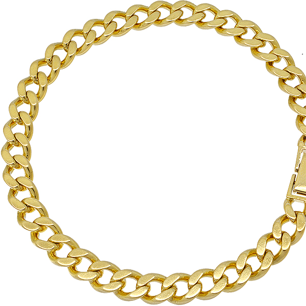 送料無料・返品可♪K18YG 2面シングル 喜平ブレスレット 20.5cm 29.8g A♪ キヘイ 18金 イエローゴールド【中古】の通販は 195,700円