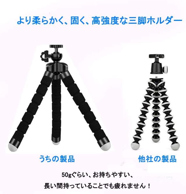 送料無料 最新 スマホ三脚 カメラ三脚 Gopro三脚 一眼レフ三脚ホルダー Iphone Android 一眼レフ デジカメ ビデオ カメラ プロジェの通販はau Pay マーケット ナナチョウメ ショップ