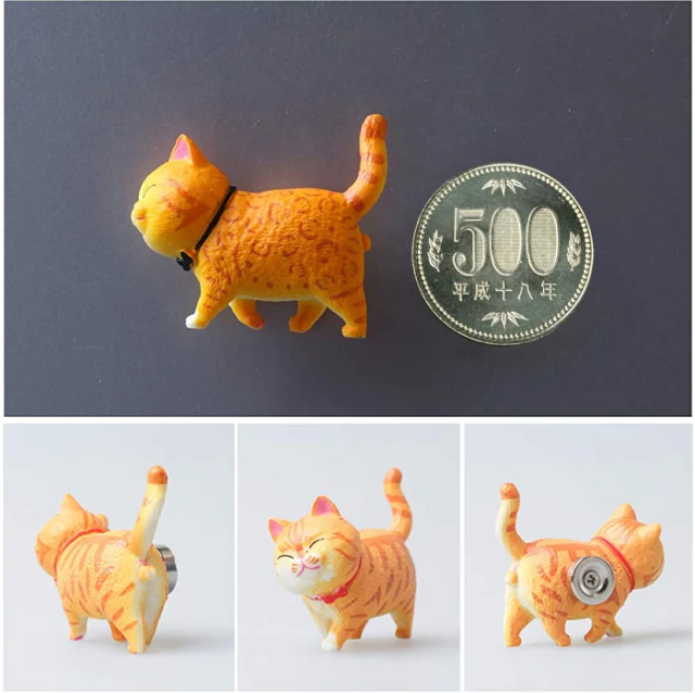9個のかわいい猫用冷蔵庫用マグネット 楽しい猫用冷蔵庫用マグネット 