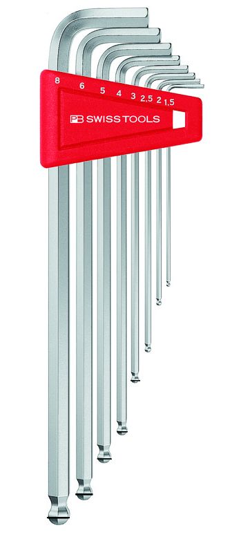 PB SWISS TOOL ホールドリング付六角棒レンチセット(パック無) 9本組 212LRH-10の通販は