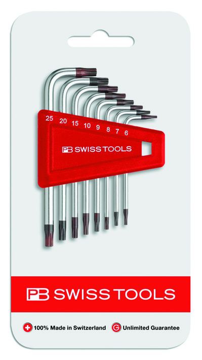 PB SWISS TOOL L型ヘクスローブレンチセット(パッケージあり) 8本組 410H6-25CNの通販は