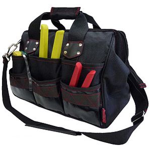 マーベル(MARVEL) WAIST GEAR(ボストンツールバッグ)レッド MTB-3B ツール バッグ バック 工具バッグ 工具箱 工具入れ 道具バッグ 収納 仕切り板付き A4サイズ カバン 機能性 マルチバッグ おしゃれ キャンプ アウトドア 車 バイク