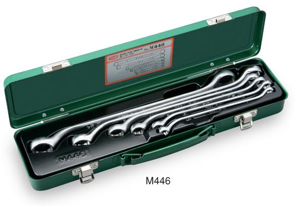 TONE(トネ) ロングメカニックめがねレンチセット(45ﾟX10ﾟ) M44-6の通販は