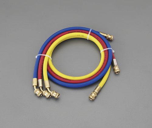 エスコ(ESCO) 150cm/3本組 チャージングホース(カーエアコン用 EA104AMの通販は