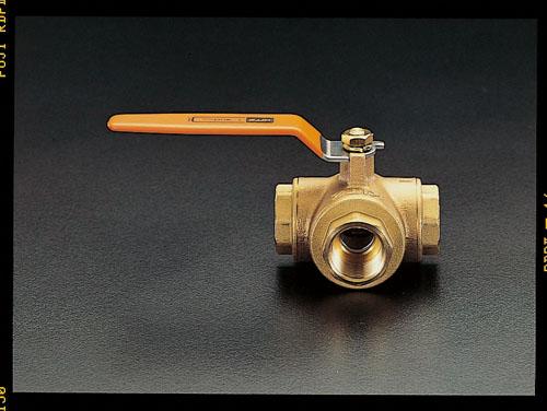 エスコ(ESCO) Rc1 三方ボールバルブ EA470BA-10の通販は電材・配管用工具