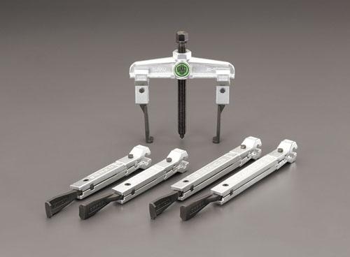 エスコ(ESCO) 120mm スライドアームプーラー3本セット(2本爪/超薄爪) EA500JGの通販は