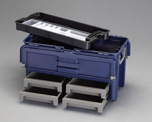 エスコ(ESCO) 620x315x320mm 工具箱(中皿・引出し付) EA505RA-62の通販は