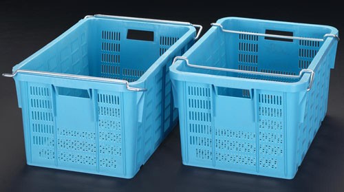 エスコ(ESCO) 664x468x333mm/75.2L コンテナ(2個) EA506AB-17Aの通販は
