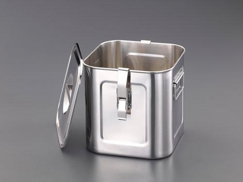 エスコ(ESCO) 135x135x135mm ふた付深型ボックス(ステンレス製) EA508SC-153の通販は 8,136円