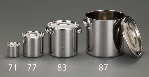 エスコ(ESCO) φ200x200mm/6.0L ポット(ステンレス製) EA508SG-83の通販は