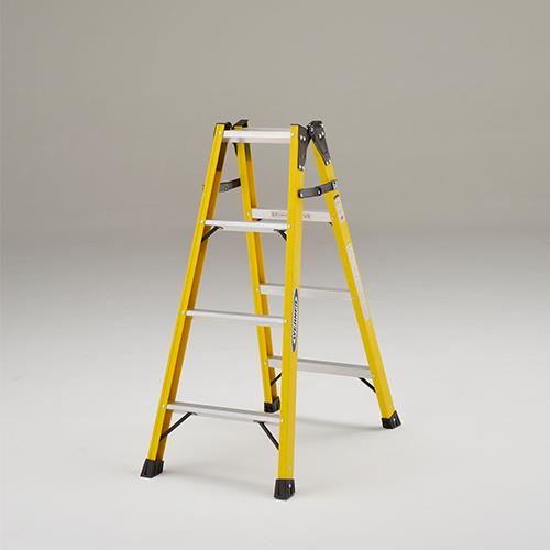 エスコ(ESCO) 1.10m はしご兼用脚立(絶縁/FRP製) EA903SD-2Aの通販は 36,456円