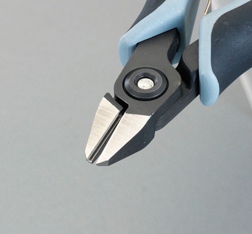 エスコ(ESCO) 125mm 精密用ニッパー(ESDグリップ/バネ付) EA535kg-17の通販は