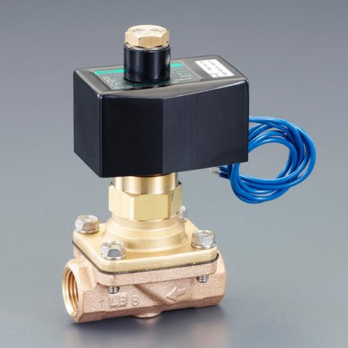 エスコ(ESCO) AC100V･Rc1/2 2方向電磁弁(ﾊﾟｲﾛｯﾄｷｯｸ式)(ｵ EA153HC-41の通販は 13,994円