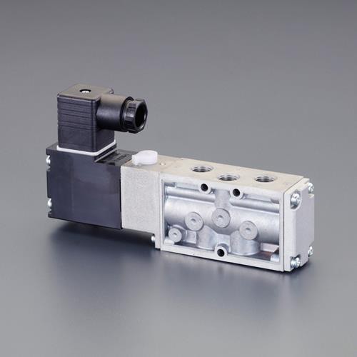 エスコ(ESCO) AC200V・Rc3/8 5方向電磁弁(流量5.8C) EA153HL-20の通販は