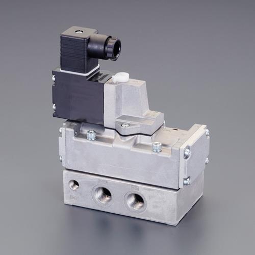 エスコ(ESCO) AC100V･Rc3/8 5方向電磁弁(流量10.0C) EA153HL-35の通販は