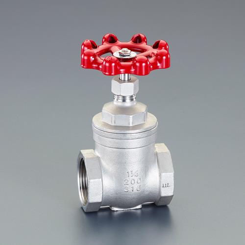 エスコ(ESCO) Rc1/2 ゲートバルブ(ｽﾃﾝﾚｽ製) EA470BL-4の通販は