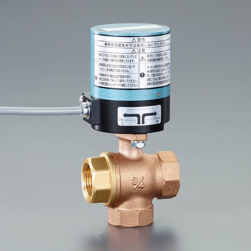 エスコ(ESCO) Rc 1/2 電動ボールバルブ(竪型/青銅製) EA470BG-304の通販は