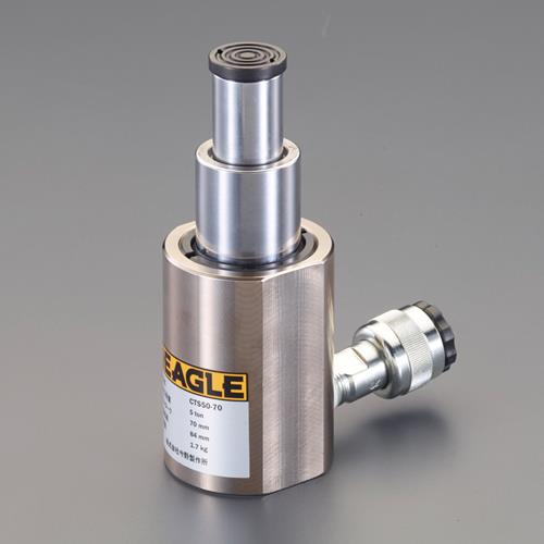 エスコ(ESCO) 10ton 90-160mm ｼﾘﾝﾀﾞｰｼﾞｬｯｷ(超低床/2段式) EA993KG-10