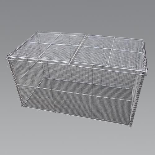 エスコ(ESCO) 1200x600x650mm/ 468L ﾀﾞｽﾄﾎﾞｯｸｽ(ｽﾃﾝﾚｽ製) EA995AA-542の通販は