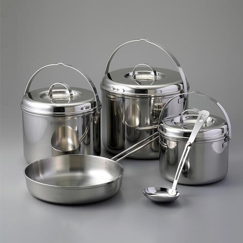 エスコ(ESCO) [５点組] 寸胴鍋･フライパン･お玉セット EA913VH-12の通販は