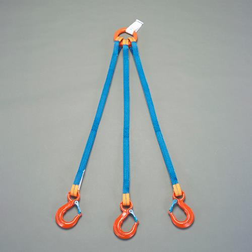 エスコ(ESCO) 2.0 tonx1.5m 金具付スリング(３本懸け) EA981FD-42の通販は 21,765円