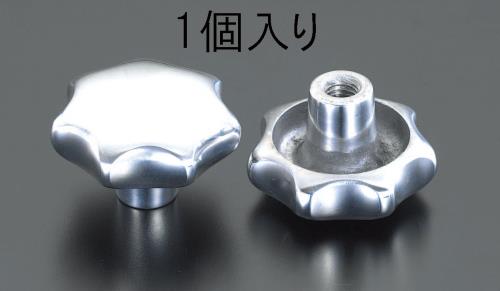 エスコ(ESCO) M16x24mm/φ80mm 雌ねじノブ(ｱﾙﾐ製) EA948BX-4の通販は