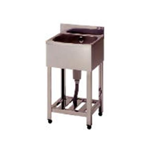 エスコ(ESCO) 450x600x890mm 一槽シンク(SUS430) EA468EF-11の通販は