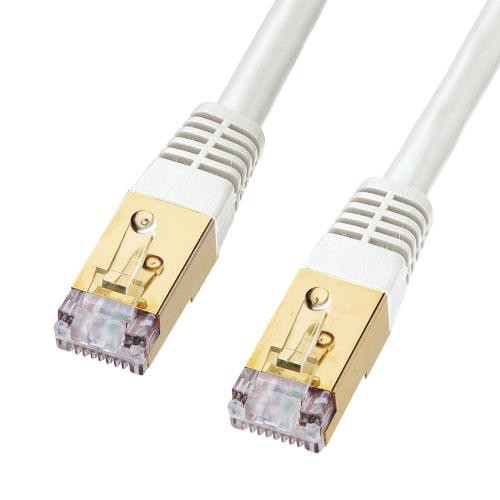 エスコ(ESCO) 40 m LANケーブル(CAT7/SCTPﾀｲﾌﾟ/ﾎﾜｲﾄ) EA764BB-62