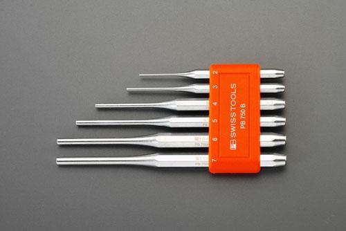 エスコ(ESCO) 2.0-7.0mm/6本組 平行ピンポンチセット EA572CBの通販は