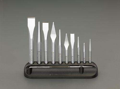 エスコ(ESCO) 10本組 ダガネ･ポンチセット EA572ZB-1の通販は