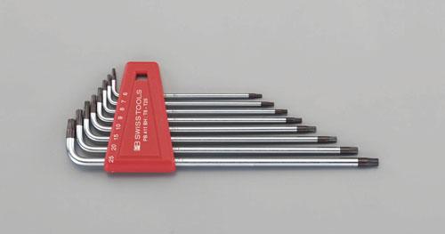 エスコ(ESCO) T6-T25/8本組 [Bore Torx]キーレンチ EA573MJ-108の通販は