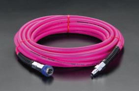 エスコ(ESCO) 6.5/10.0mmx10m ウレタンホース(カプラー付) EA125BP-10
